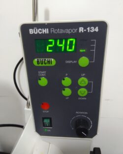 Buchi Rotavapor Evaporator Vacuum Controller R-134 with B-481 Water Bath and Glassware