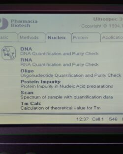Pharmacia Ultrospec 3000 UV-VIS Scanning Spectrophotometer
