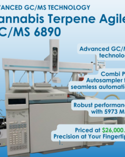 Cannabis Terpene Agilent GC/MS 6890 with 5973 MSD Complete System Combi PAL Autosampler