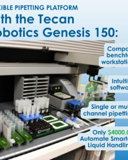 Tecan Robotics Genesis Complete Workstation 150 Liquid Sample Preparation