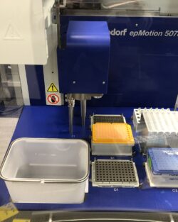 Eppendorf EpMotion 5073 PCR Automated Liquid Handling Pipetting System