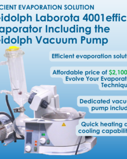 Heidolph Laborota 4001efficient Evaporator Including the Heidolph Vacuum Pump