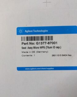 Agilent Technologies Seat Assy Micro WPS (75um ID cap.) Part No: G1377-87001